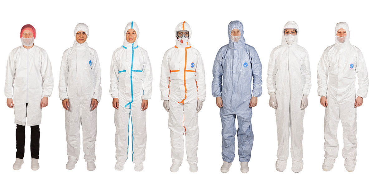 Dupont Category III and Type 5 and 6 PPE clothing