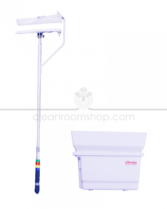 Vileda Softwall Cleaner with optional cover and mop box