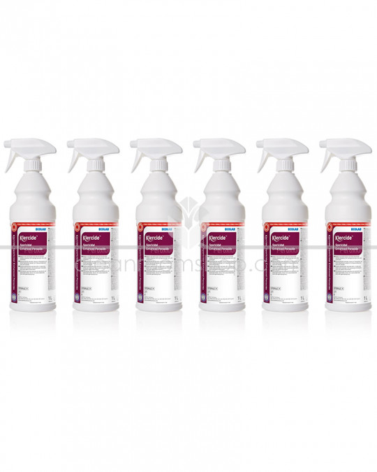 Klercide Sporicidal Enhanced Peroxide 1 Ltr Spray-Case of 6