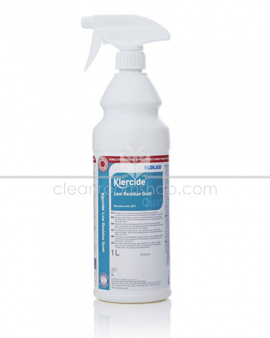 Klercide Low Residue Quat WFI Sterile Spray 6 x 1L