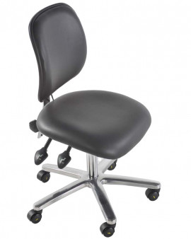 ESD Vinyl Low Chair with Footring