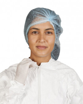 Mob Cap / Bouffant Hat - Blue - Pack of 100 - Case of 10
