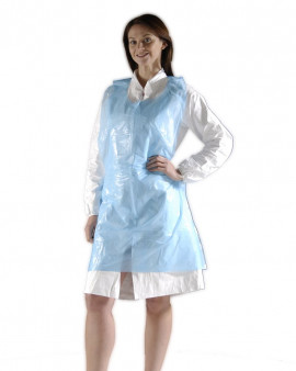 Disposable Aprons Blue - 30 micron - Case of 1000