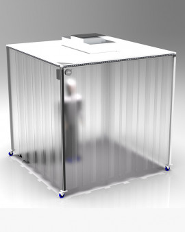 Mobile or Static Cleanroom Master Unit with optional Installation and Validation