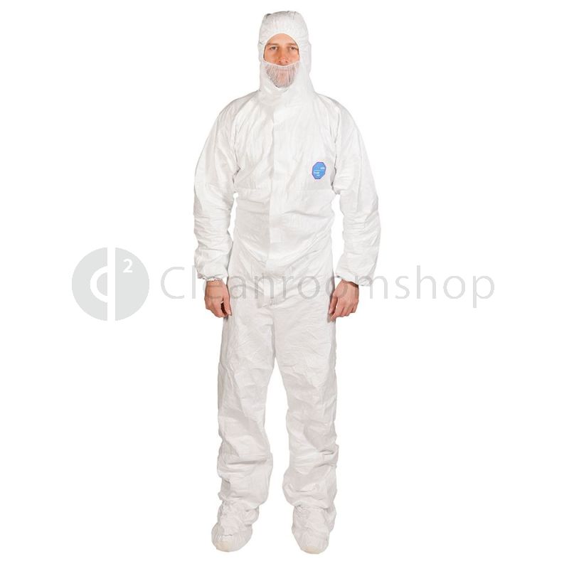 Sterile Tyvek Coveralls, Attached Hood, Boots