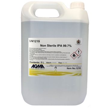 Agma Non-sterile 99.7%  IPA  4 x 5L