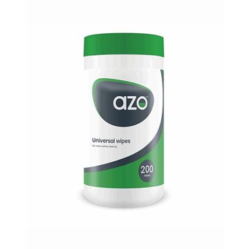 Azo  Universal Wipes 200 Canister - Case of 12