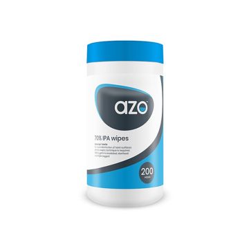 Azowipe™ Sterile 70% IPA wipes Double bagged -12 x 200 wipes