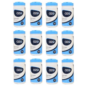 Azo  Wipette 70% IPA  Disinfectant wipes 12 x 100 wipes