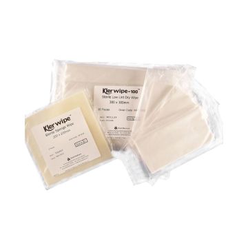 Klerwipe Low Particulate Dry Wipe 100 x 100mm - 10 Packs