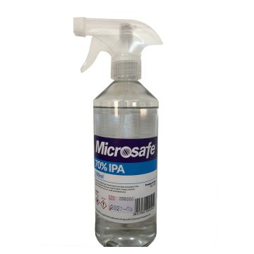 Microsafe Non-sterile 70% IPA Spray 12 x 500ml