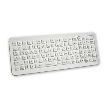 Cleanable Sealed Keyboard with Integrated Backlighting