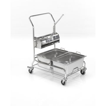PurQuip® Type Duo Cleanroom Mop Trolley with Press
