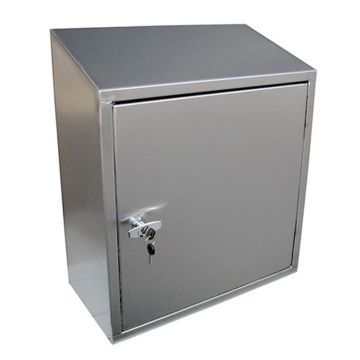 Stainless Steel Sloping Top Wall Cupboard