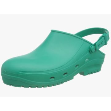 SteriKlog™ Toffeln Clean Clog Green - With Heelstrap