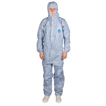 DuPont™ Tyvek® 500 Xpert Blue Hooded Coverall