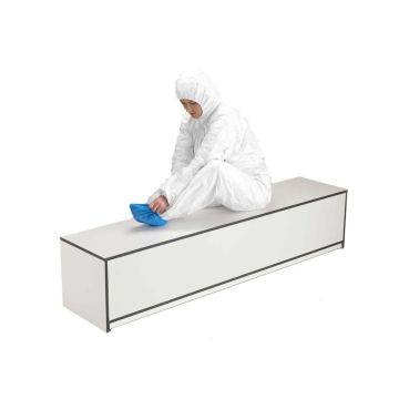Trespa Toplab Base Step Over Bench - Fully Enclosed