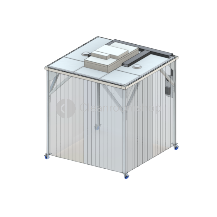 Predesigned Prefabricated Softwall Cleanroom - 2m x 2m x 2.1m - Mobile