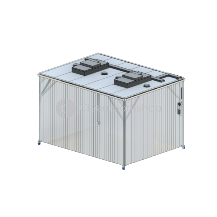 Predesigned Prefabricated Flat-Pack Cleanroom: 4m x 3m x 2.5m
