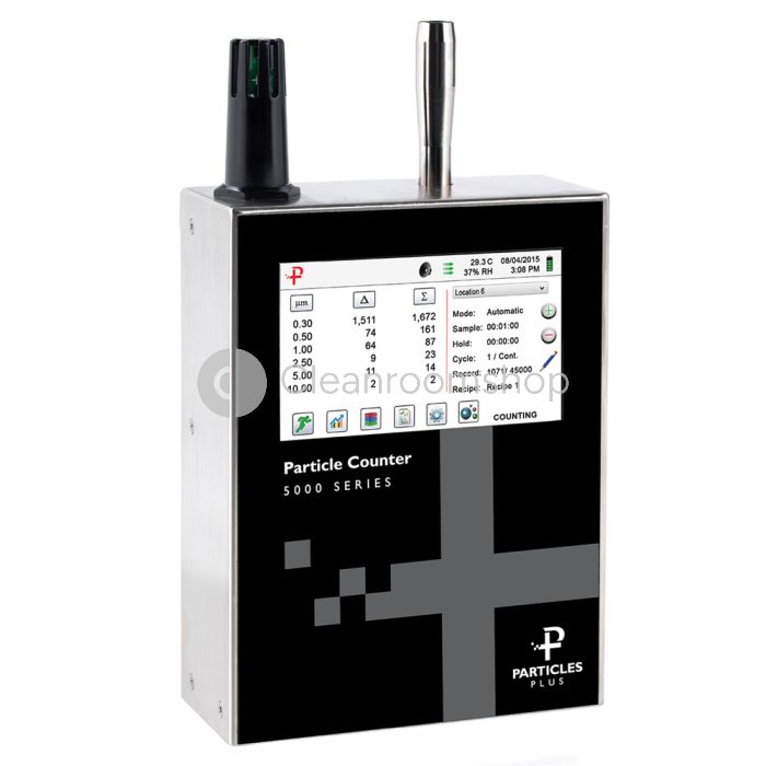 handheld particle counter Particles Plus 5501P Remote portable cleanroom Particle Counter 