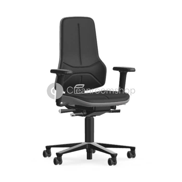 Bimos Neon Cleanroom Chair with Armrests and Castors