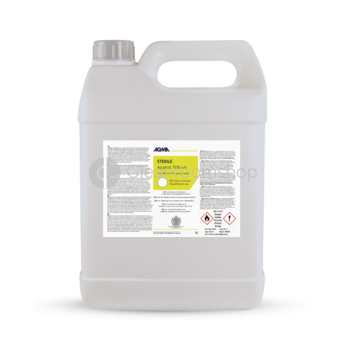 Agma Sterile 70% IPA in WFI 2 x 5L