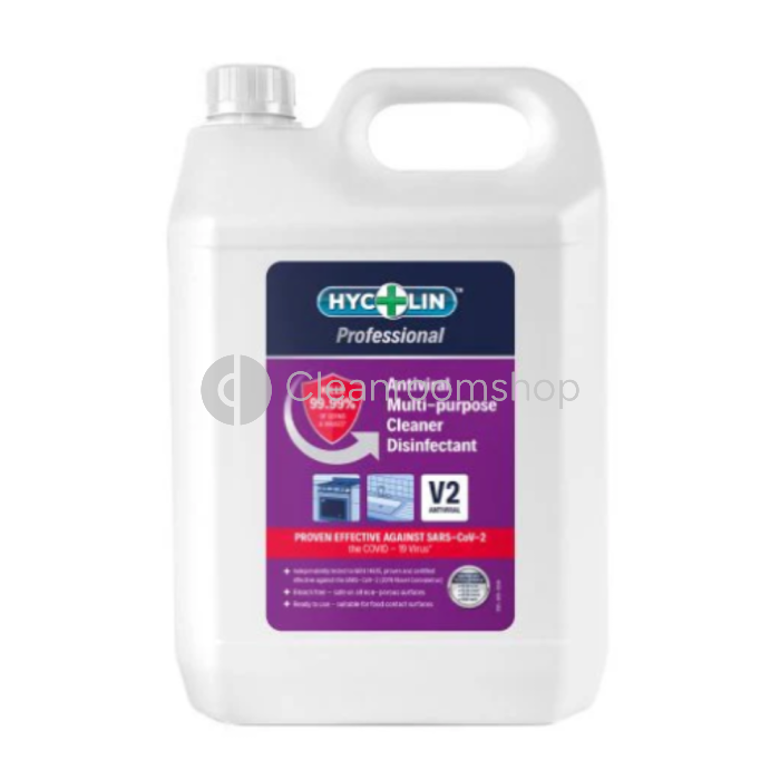 V2 Hycolin Professional Antiviral Multipurpose Cleaner Disinfectant (5L)