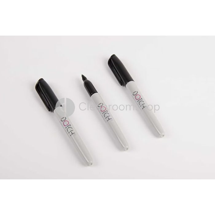 DOTCH® Puru® Marker, permanent ink, black, double bagged in HDPE, 1pc/double bag, 20 double bags/box, sterile