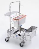 FREE Saturix Stainless Steel Mopping Cart, Handle and Frame with purchase of 100 cases of Mopheads*