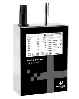 handheld particle counter Particles Plus 5501P Remote portable cleanroom Particle Counter 