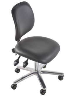 ESD Vinyl Low Chair with Footring