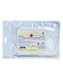 Agma Sterile 70% IPA in WFI 68 gsm 10 x 10 wipes