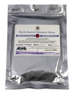 Agma Sterile Neutral Detergent Wipes 68gsm 10 x 10 wipes
