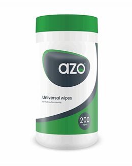 Azo  Universal Wipes 200 Canister CE - Case of 12