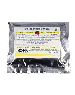 Agma Sterile Zyceine in WFI wipes 68gsm 10 x 5 wipes