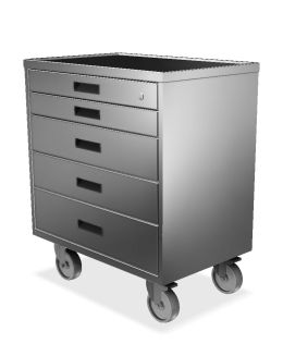 Electropolished Stainless Steel Cleanroom Drawer Unit