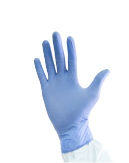 Disposable Blue Nitrile Glove-Medical Grade-Box of 100 - M