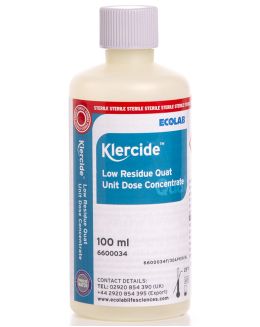 Klercide Low Residue Quat Unit Dose Concentrate 50x100ml