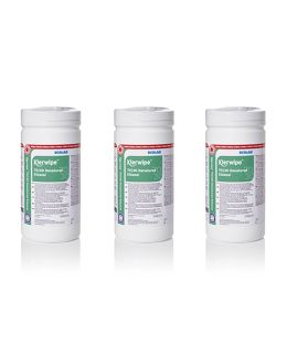 Klerwipe 70/30 Denatured Ethanol Sterile Tub Wipe - Case 15