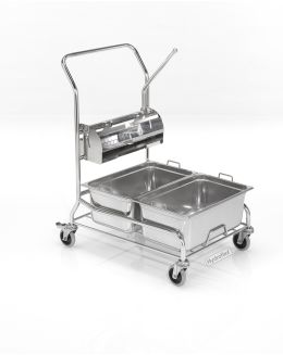 PurQuip® Type Duo Cleanroom Mop Trolley with Press