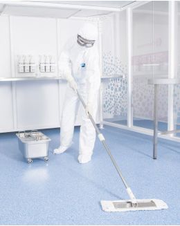 Hydroflex Cleanroom Flat Mop System Starter Pack - Stainless Steel