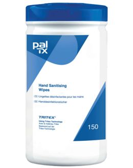 Pal TX Hand Sanitising Wipes - 150 wipe tub DISCONTINUED