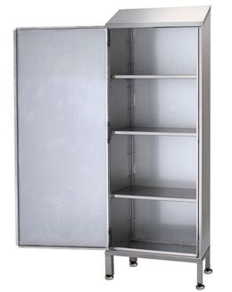 Stainless Steel Storage Cupboard 3 Shelves