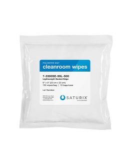 Case of 500 Quarter-Folded FG Clean Wipes White Creped Nonwoven Wipe 
