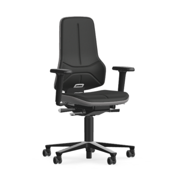 Bimos Neon Cleanroom Chair with Armrests and Castors
