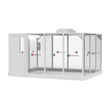 Predesigned and Premade Modular Hardwall Cleanroom - 4m x 3m - 12m²