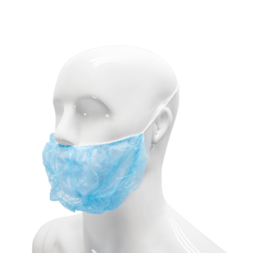 Disposable beard snood in blue from PDB Cleaning Solutions