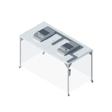 Pre-Designed Softwall Cleanroom - 4m x 2m x 2.1m - Mobile