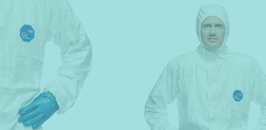 Tyvek suits cleanroom coveralls banner